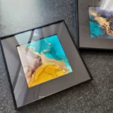 アルコールインクアートフレーム入り