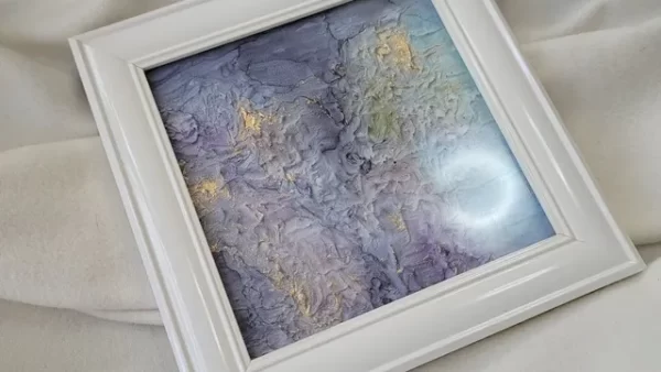 テクスチャーアート、アルコールインクアートコラボ原画